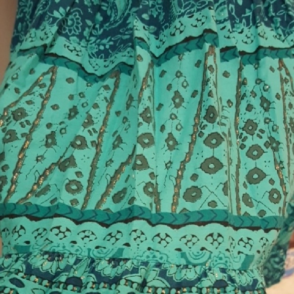 Pink Apple Teal/AquaGreen Dress - Picture 5 of 5